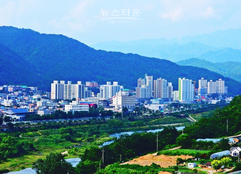 인제읍 시가지풍경