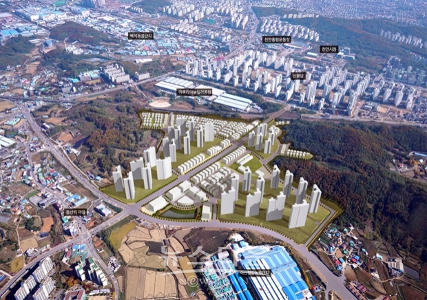 아산신도시센트럴시티 도시개발사업 종합계획도