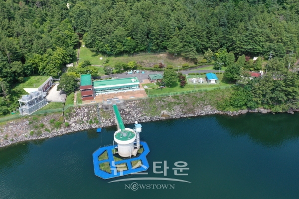 진주시 취수장 전경