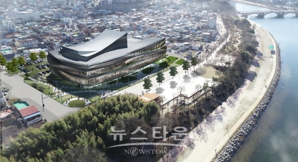남강변 다목적 문화센터 조감도