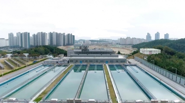 양덕정수장 전경