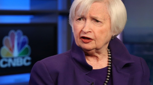 재닛 옐런-Janet Yellen 미국 재무장관은 재정지출이나 금융완화 정책에서 ‘큰 행동’의 지속을 요청하고, 개발도상국들에의 지원 확충도 재촉했다. (사진 : 유튜브)