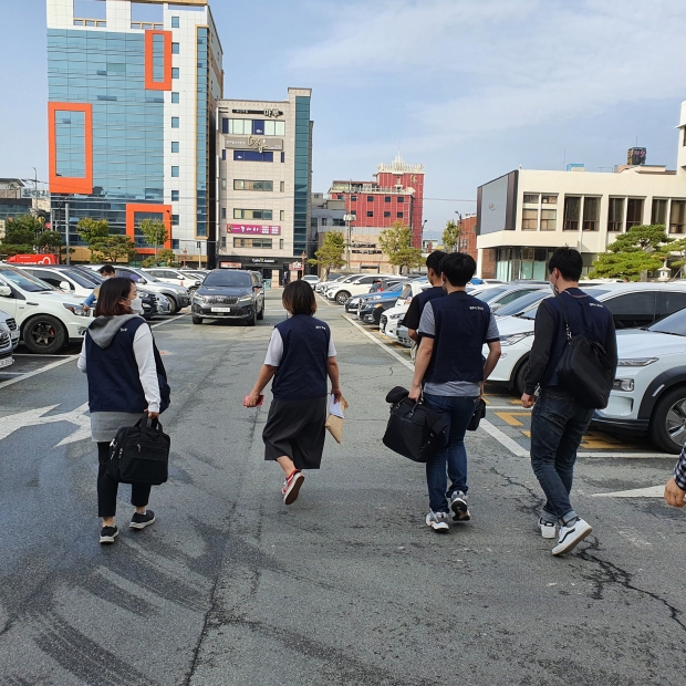 경주시 체납징수 기동반 발대식 및 활동 사진