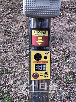 어린이보호구역 내 설치돼 있는 CCTV 비상벨