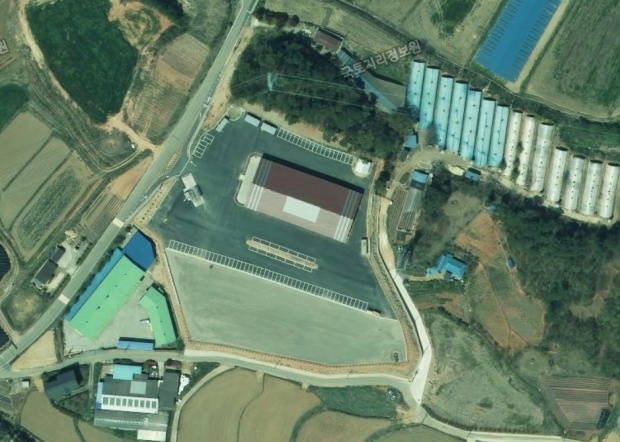 세종공주축산농협 가축시장(최신 항공영상)