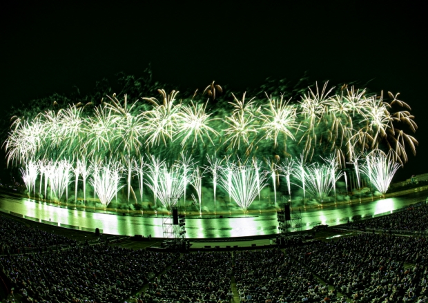 포항국제불빛축제 현장 모습