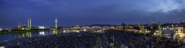 포항국제불빛축제 현장 모습