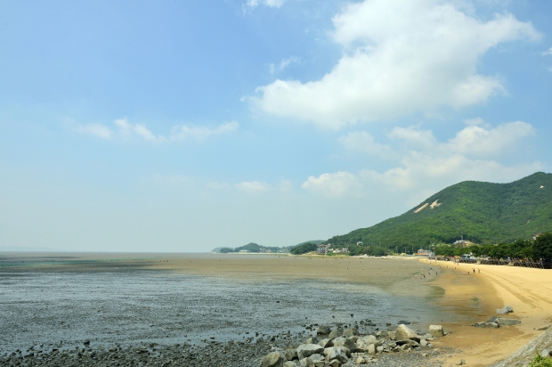 강화 갯벌 동막해변 평면