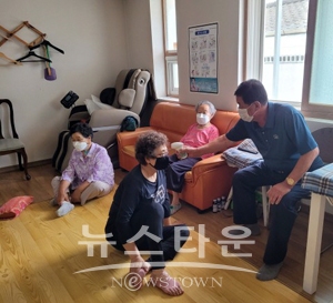 운영을 재개한 온양1동 장수경로당