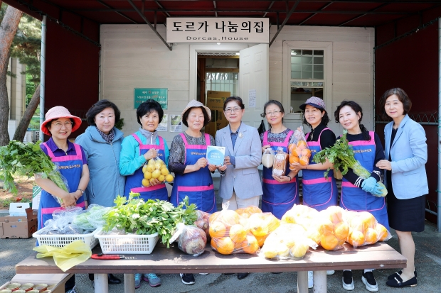 도르가회 장학기금 마련 수요바자회 / 사진제공=삼육대