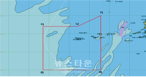 태안군 격렬비열도 불법어구 철거 대상 해역