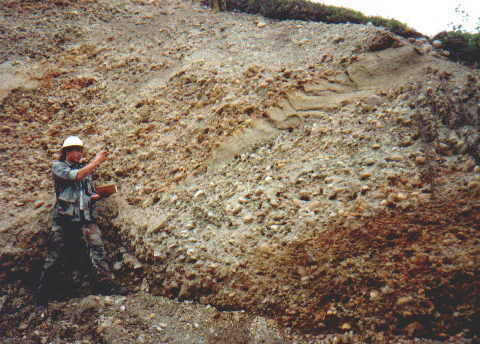 알래스카의 충적토 자갈 (Alluvial gravels in Alaska) / 사진 : 위키피디아