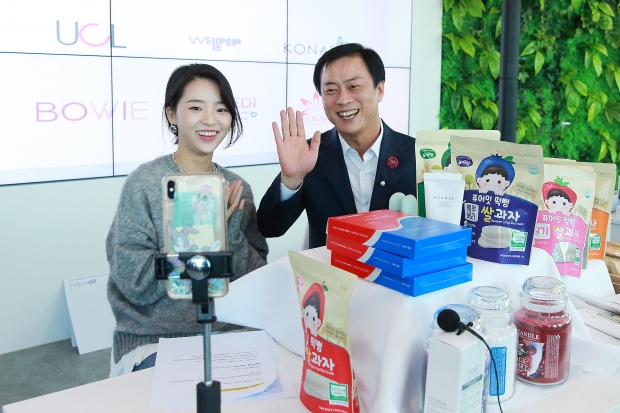 지난해 해외 인플루언서 활용 마케팅 지원 모습