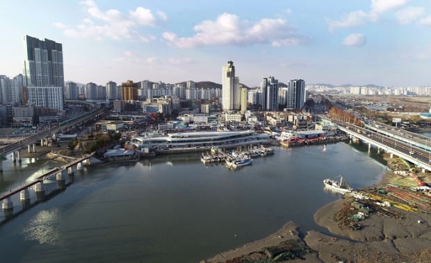 소래포구 전경