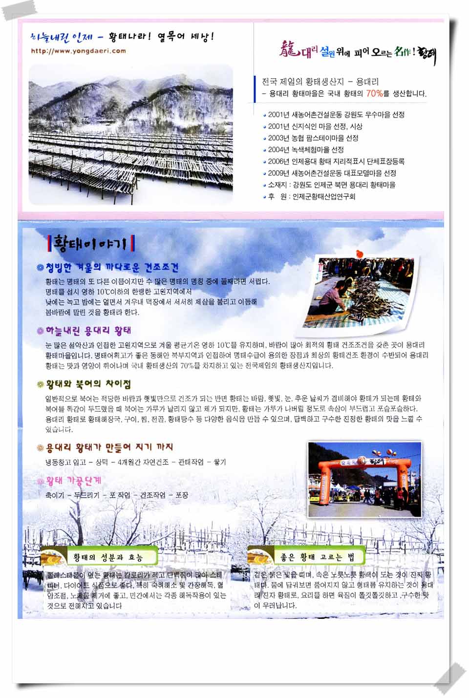 2010년 인제 황태축제