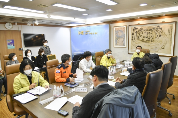 오미크론 의료대응 지역사회협의체 간담회 사진