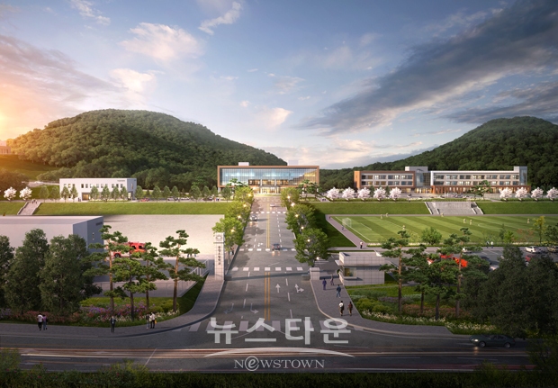 충남소방복합시설 조감도