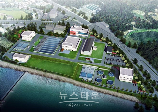 단월정수장 통합 현대화사업 조감도