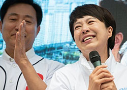 오세훈 서울시장 후보, 김은혜 경기도지사 후보