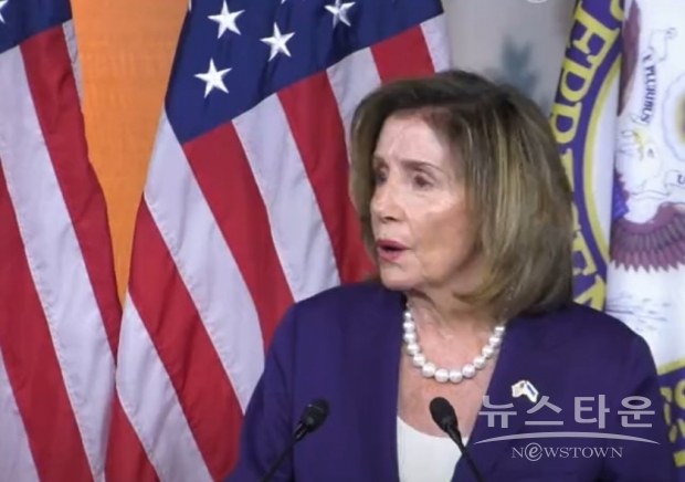 낸시 펠로시-Nancy Pelosi 미국 하원의장 / 사진 : 공식 트위터 캡처