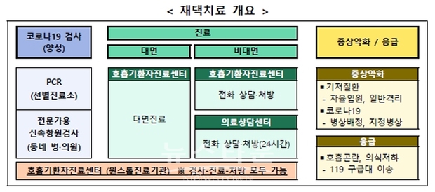 코로나19 재택 치료 체계
