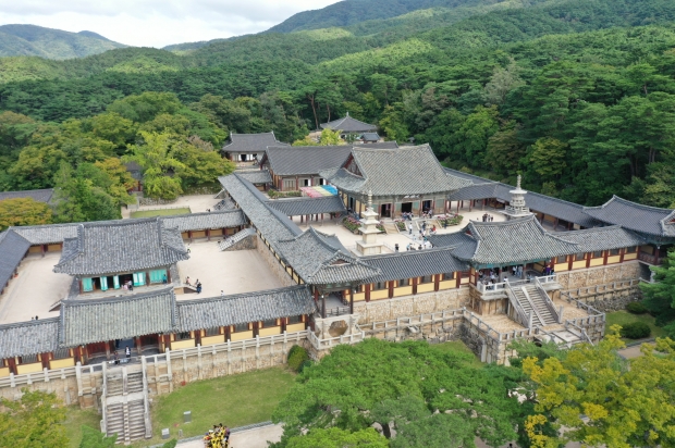 불국사 전경 드론촬영