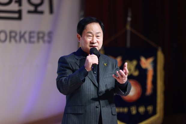 주광덕 남양주시장이인사말을 하고 있다.