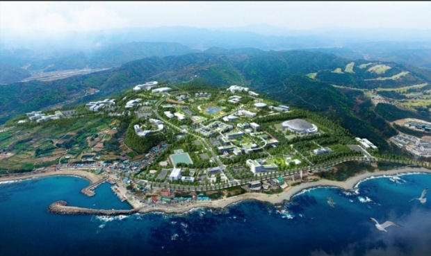 경주 동해안에 들어설 혁신 원자력 연구단지 조감도