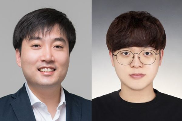 최동완 인하대학교 컴퓨터공학과 교수, 김성웅 석사과정생