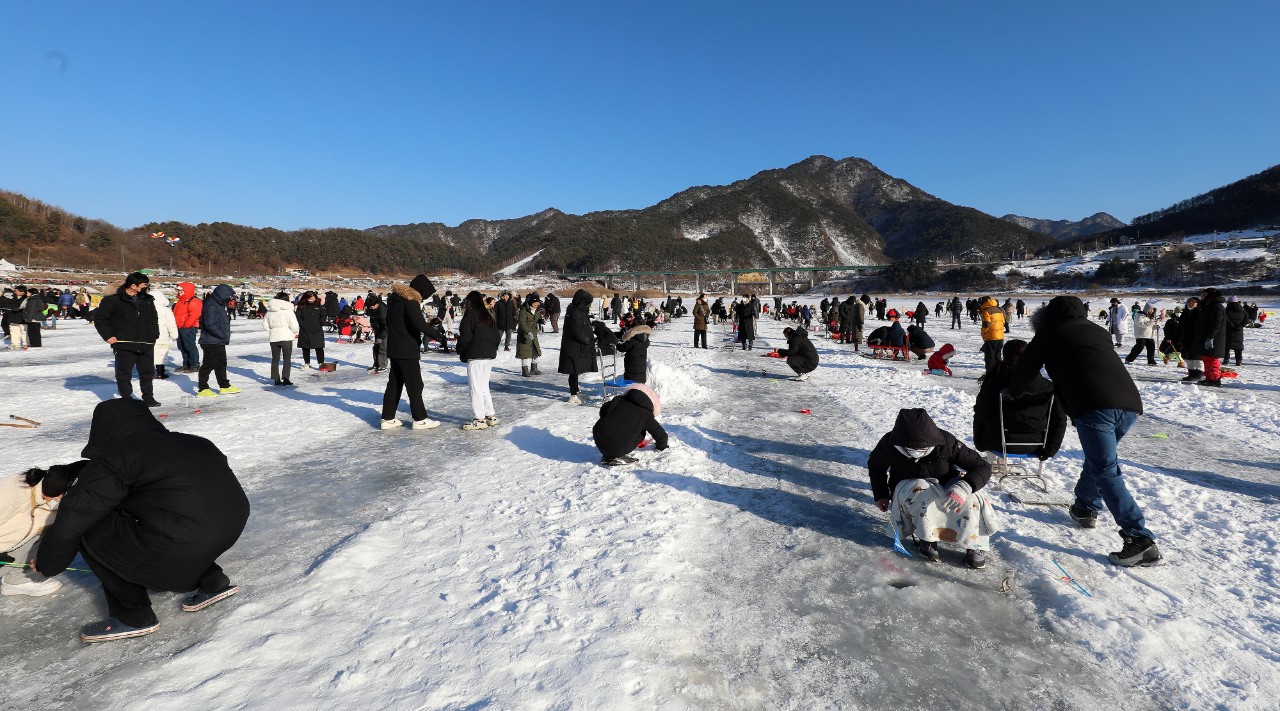 인제빙어축제장