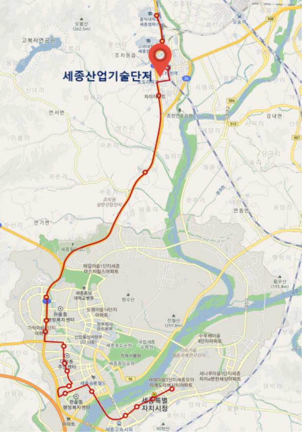 소담동~세종산업기술단지