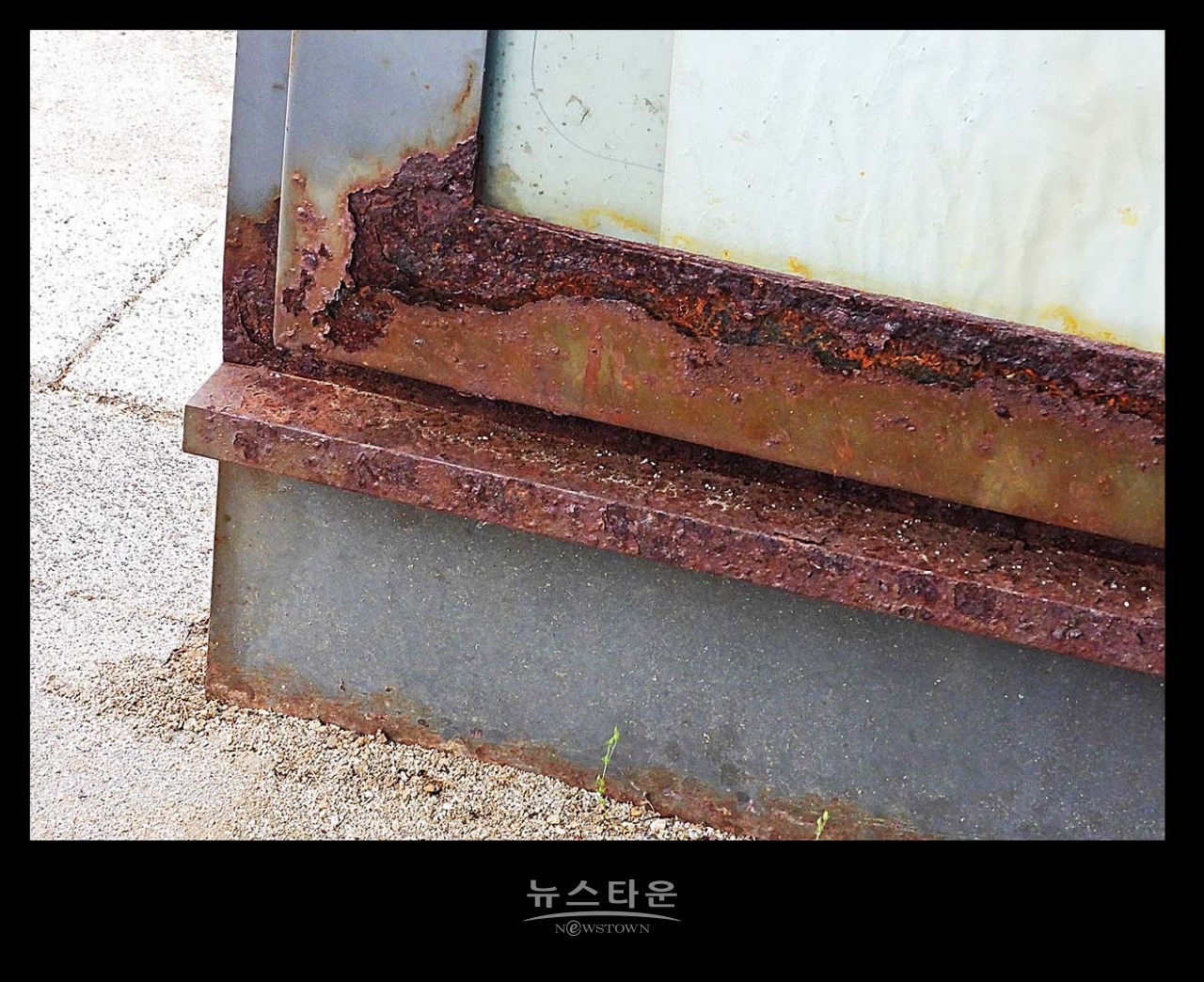 문막 시내버스정류장 너무고물이다