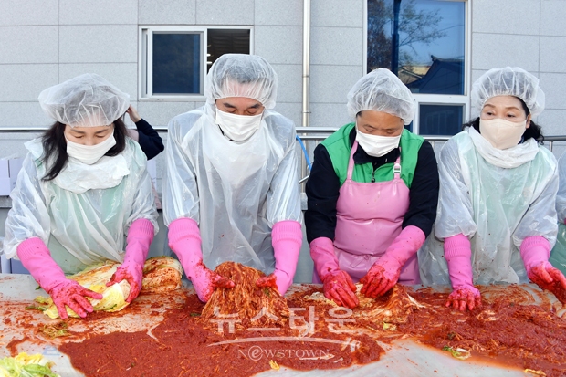 김장나눔 행사(한림면행정복지센터)