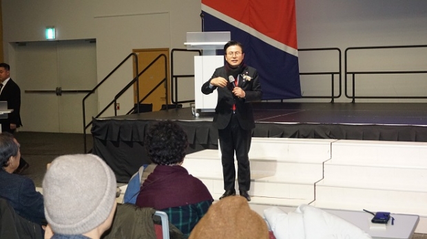 축사를 하고 있는 황교안 전총리