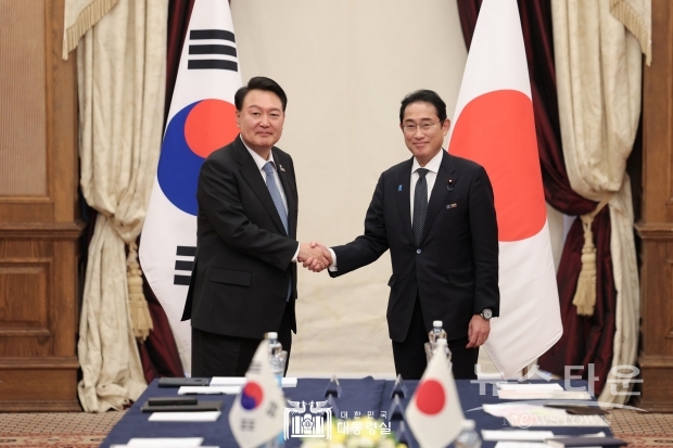 윤석열 대통령과 일본 기시다 총리/대통령실