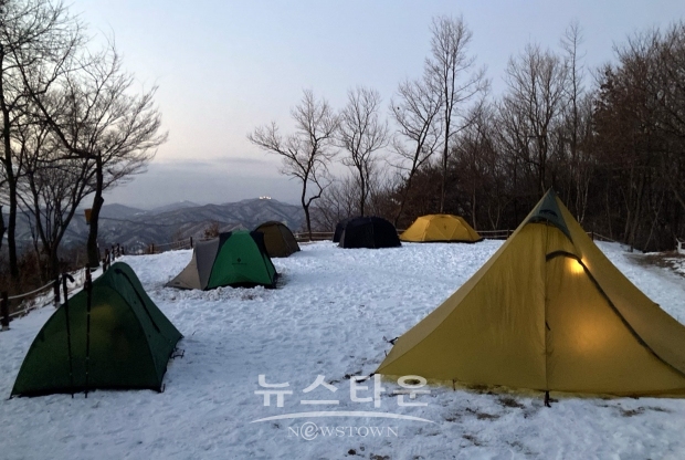 겨울철 캠핑