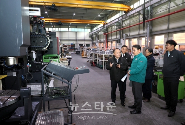 홍태용 김해시장 우수기업 방문((주)스맥)