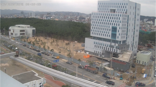 포항 첨단 해양산업R&D센터 조성 현장