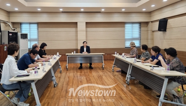 동 지역 통장들과의 소통 행보(성내충인동)