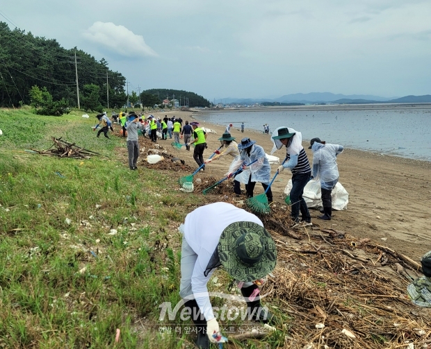 서천군 서면 해양쓰레기 수거