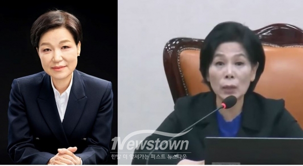 이진숙 방통위 위원장 후보자(좌)/페이스북&nbsp; &nbsp; &nbsp;최민희 과방위 위원장(우)/국회방송