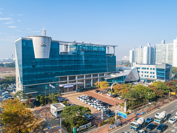 옹진군청 전경