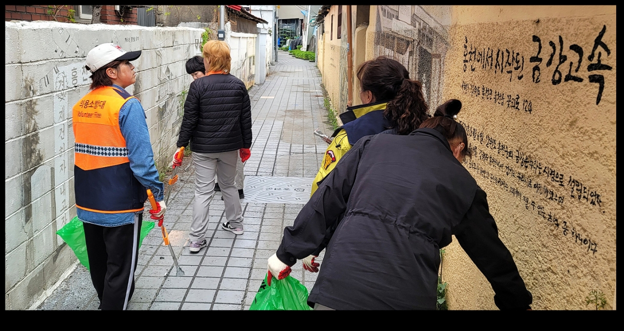 사진 홍천읍女의용소방대 제공
