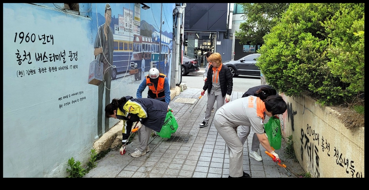 사진 홍천읍女의용소방대 제공