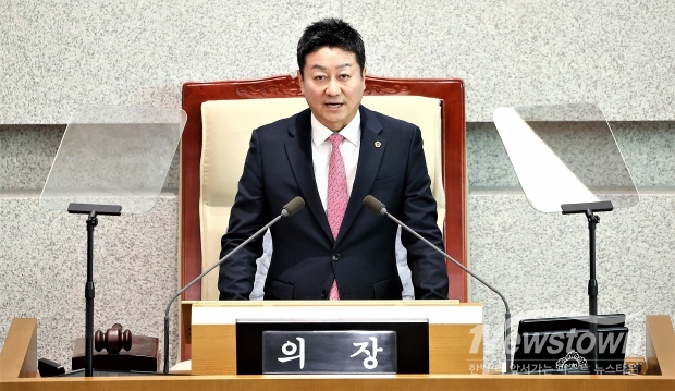 김진경 의장 발언 모습. /경기도의회