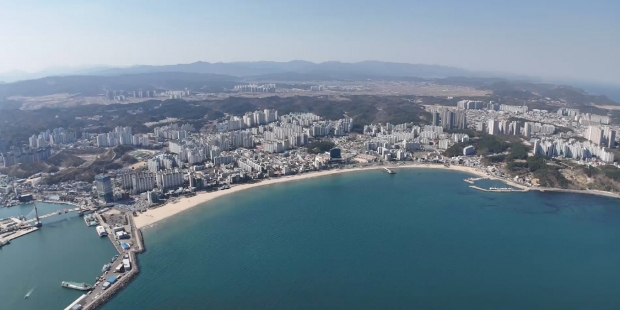 영일대 전경