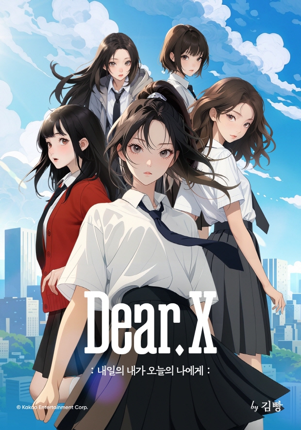 웹소설 Dear.X 표지, 카카오엔터테인먼트 제공