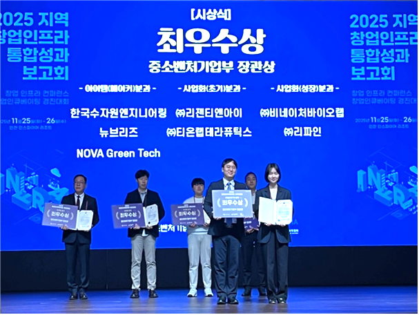 2025년 지역창업특화지원센터 우수센터선정 및 창업경진대회 대상수상/사진 김해시 제공