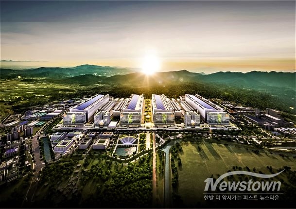 용인 반도체클러스터 일반산업단지 조감도. /용인특례시<br>