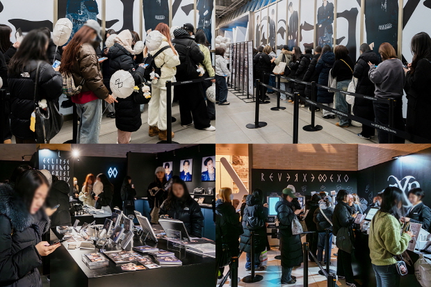 엑소 정규 8집 'REVERXE' 발매 기념 팝업스토어 현장